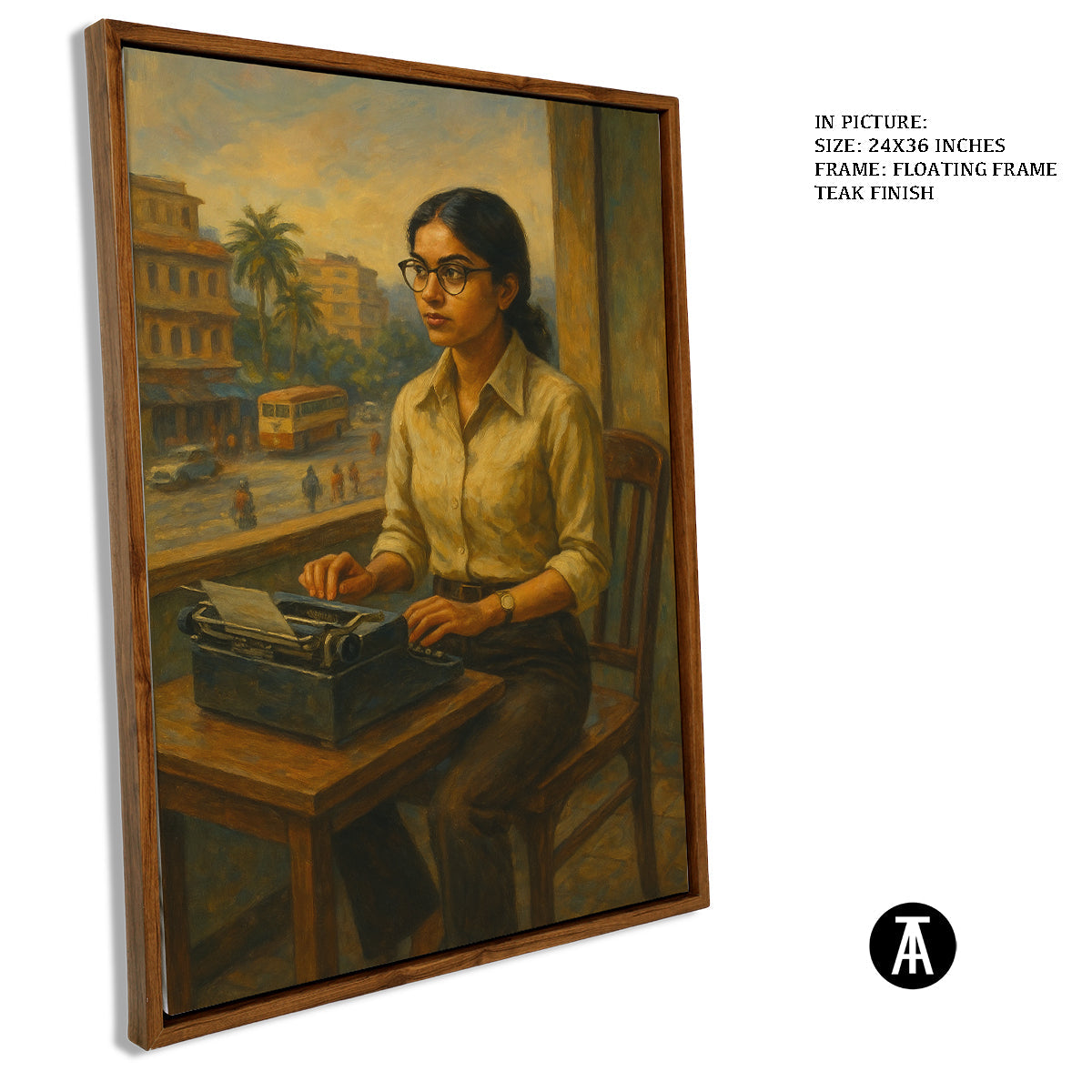 Artwork in Floating Frame