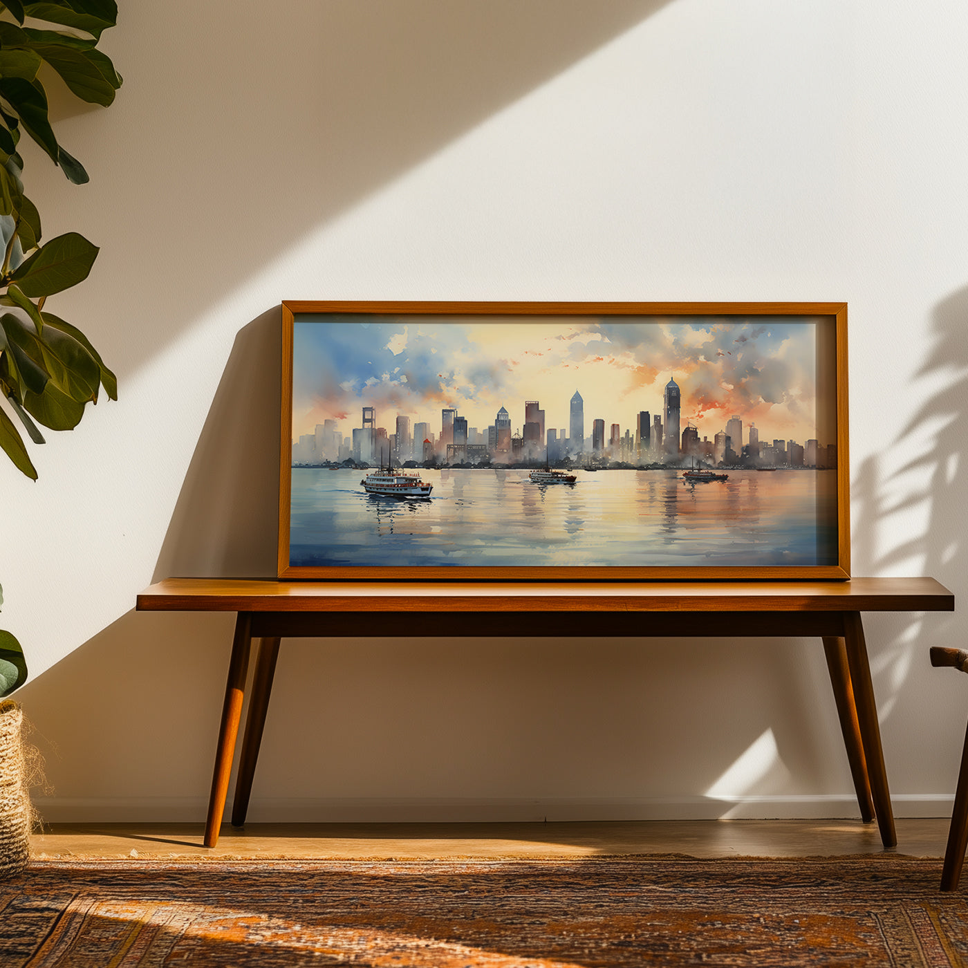 Indian Artwork in a Lifestyle Setting