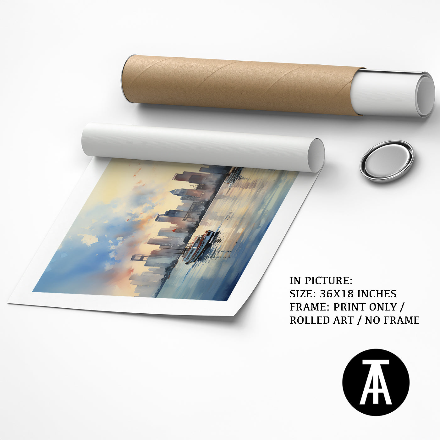 Artwork as Print Only or Rolled Art
