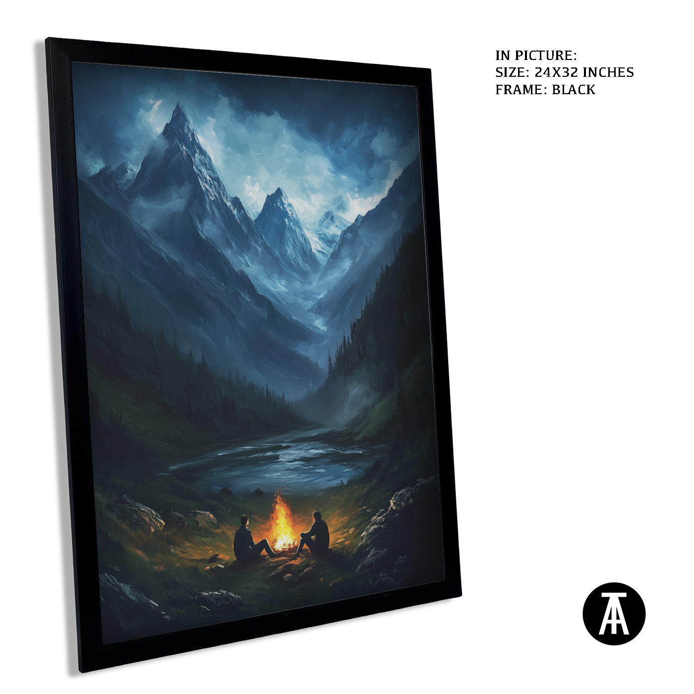 Artwork in Metal Earling Silver Frame