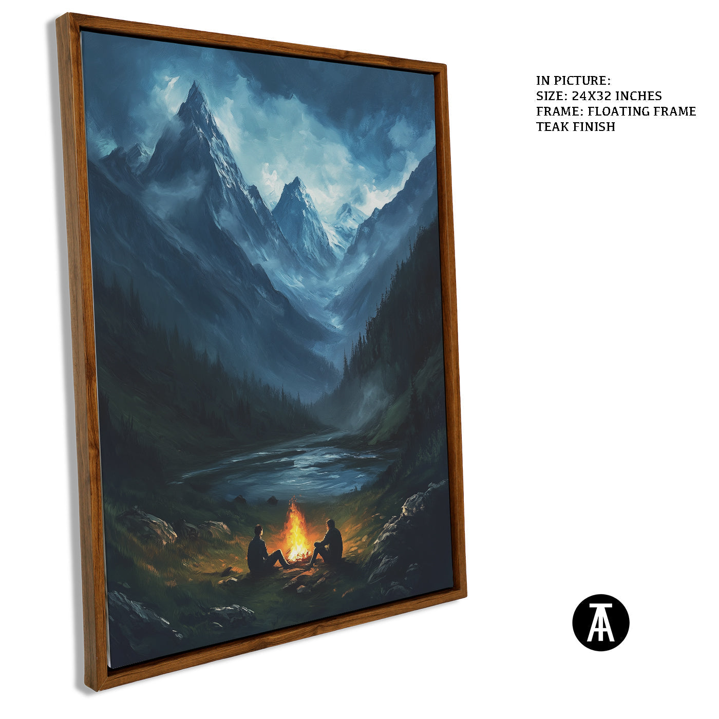 Artwork in Floating Frame