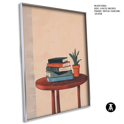 Artwork in Metal Earling Silver Frame