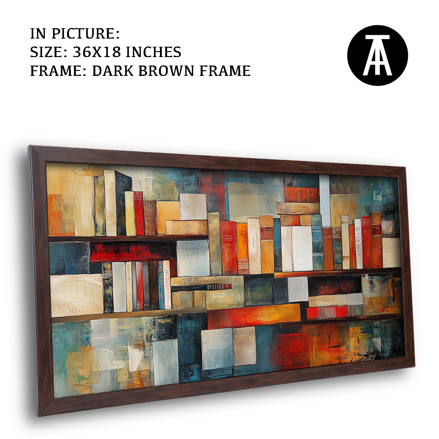 Artwork in Metal Champagne Gold Frame