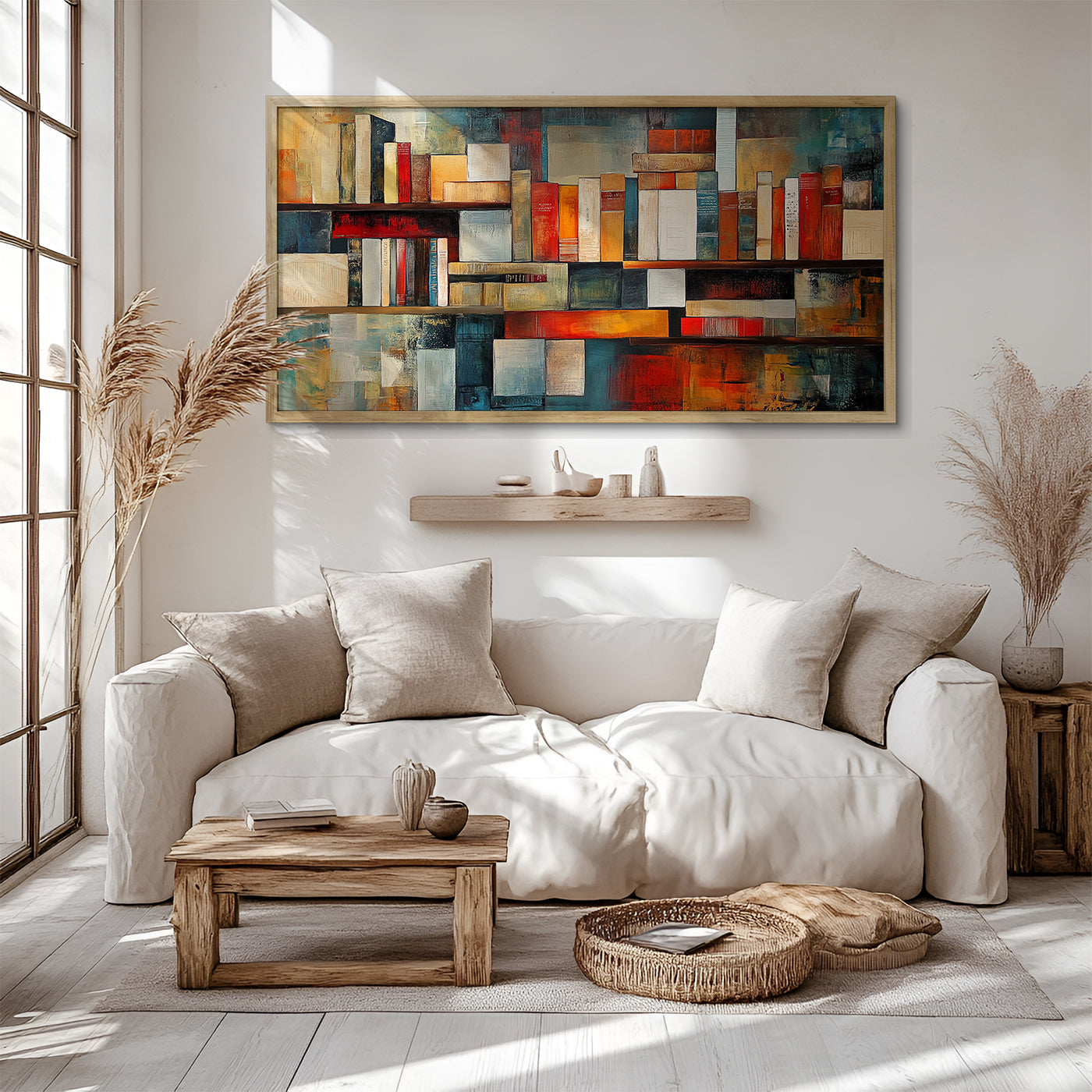 Modern Art in a Lifestyle Setting