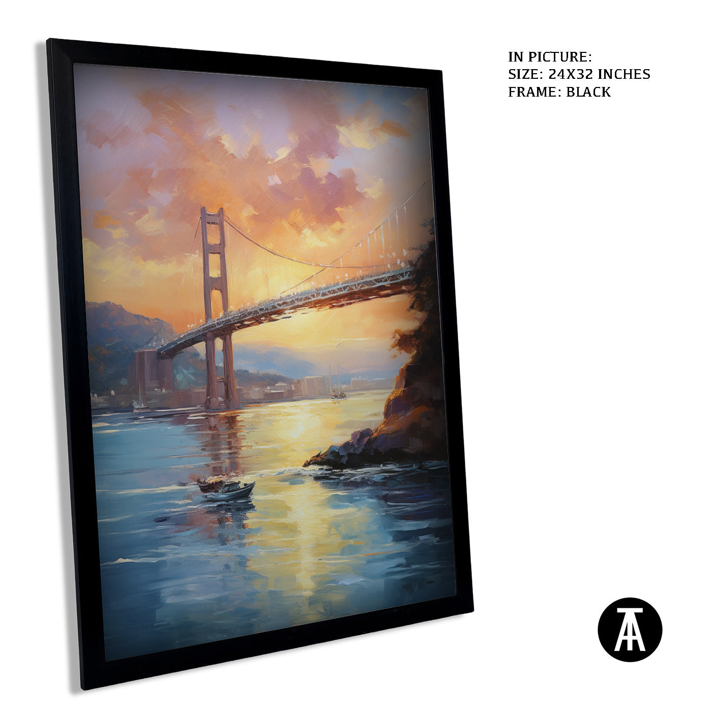 Artwork in Metal Earling Silver Frame