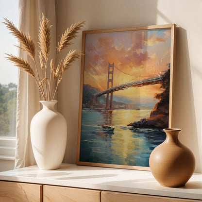 Istanbul Painting in a Lifestyle Setting
