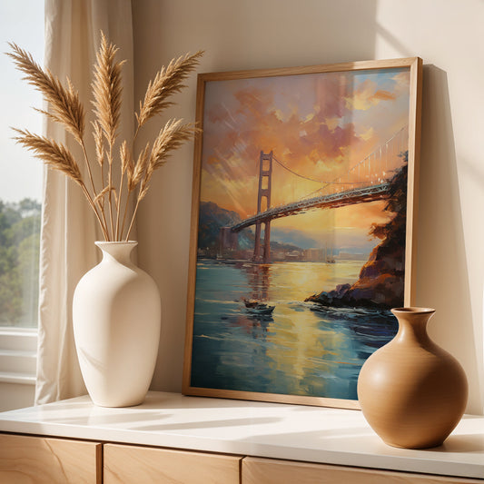 Istanbul Painting in a Lifestyle Setting