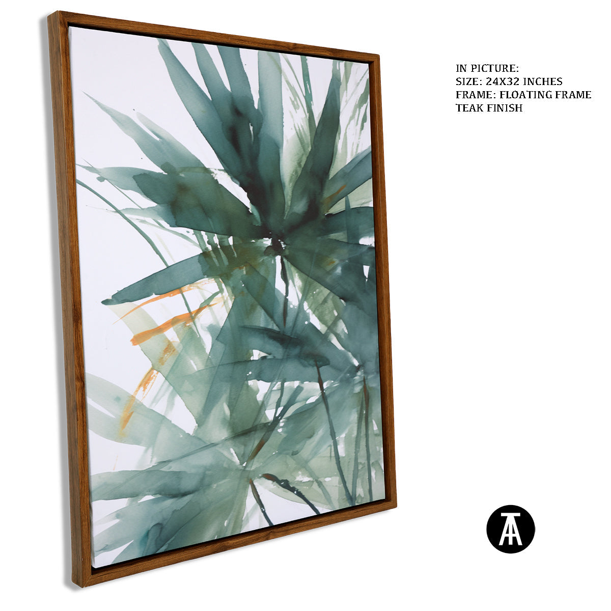 Sample Artwork in Floating Frame