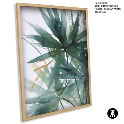 Sample Artwork in Italian Wood Framing Natural