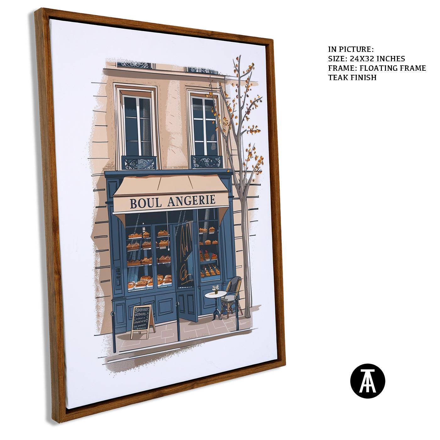 Artwork in Floating Frame