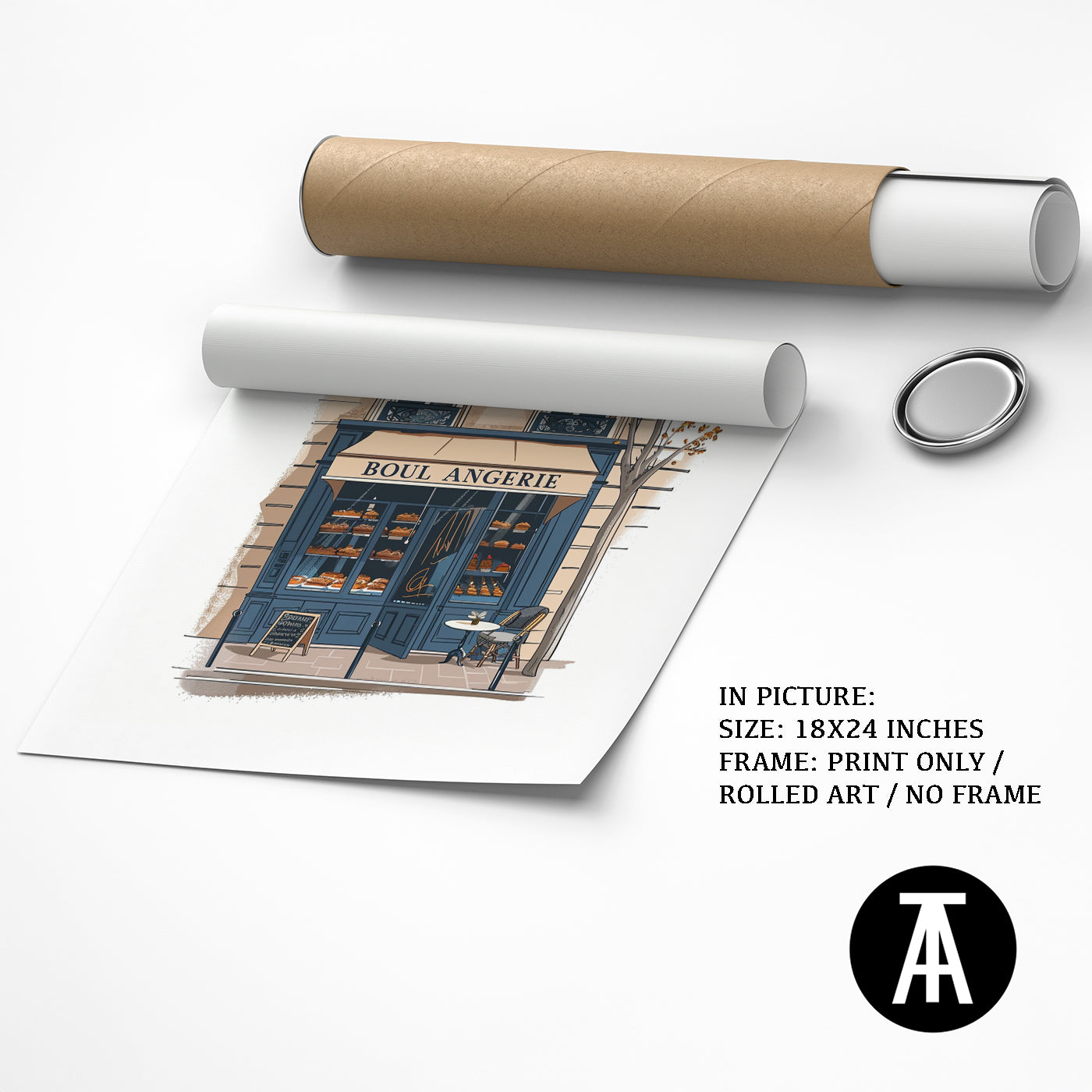Artwork as Print Only or Rolled Art