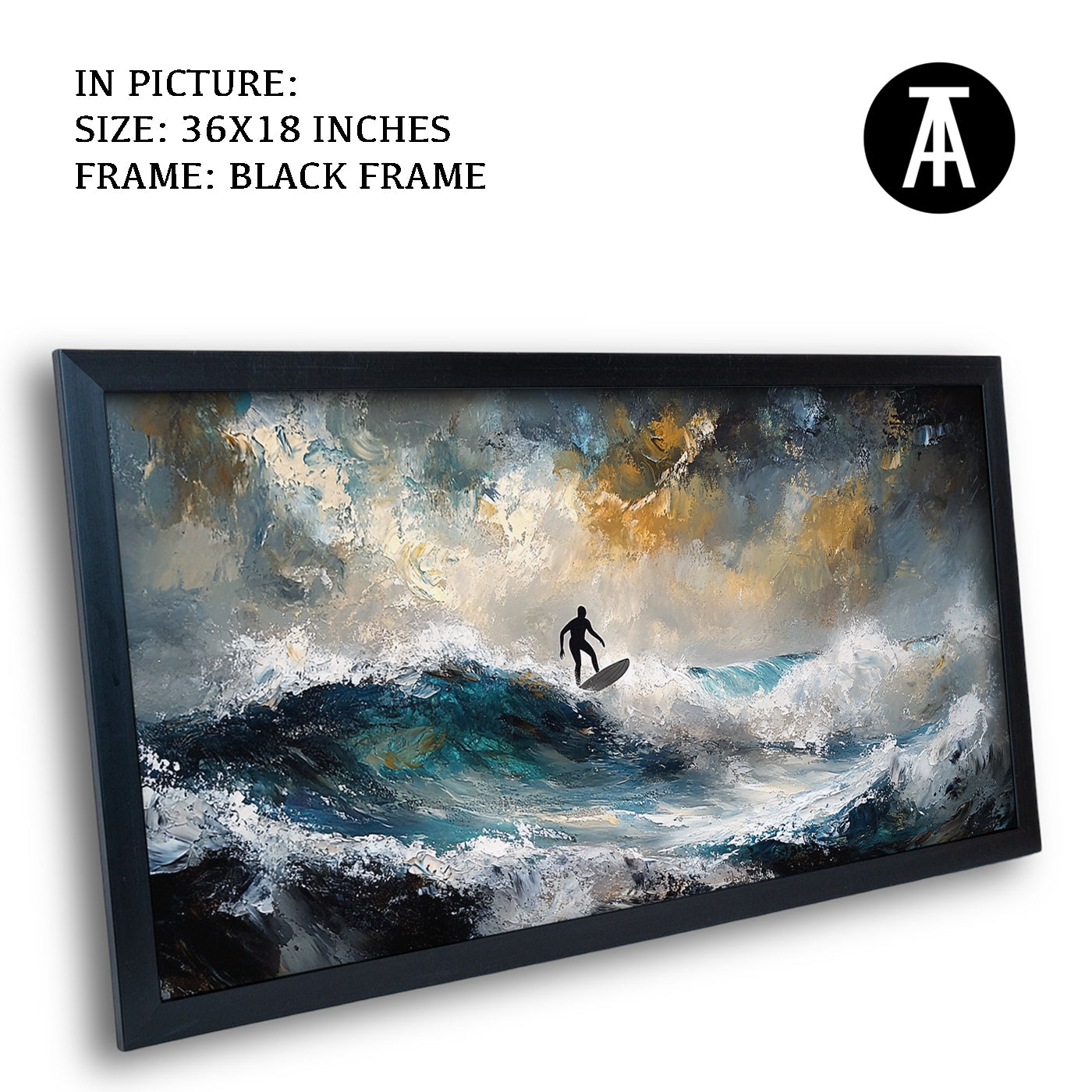Artwork in Metal Earling Silver Frame