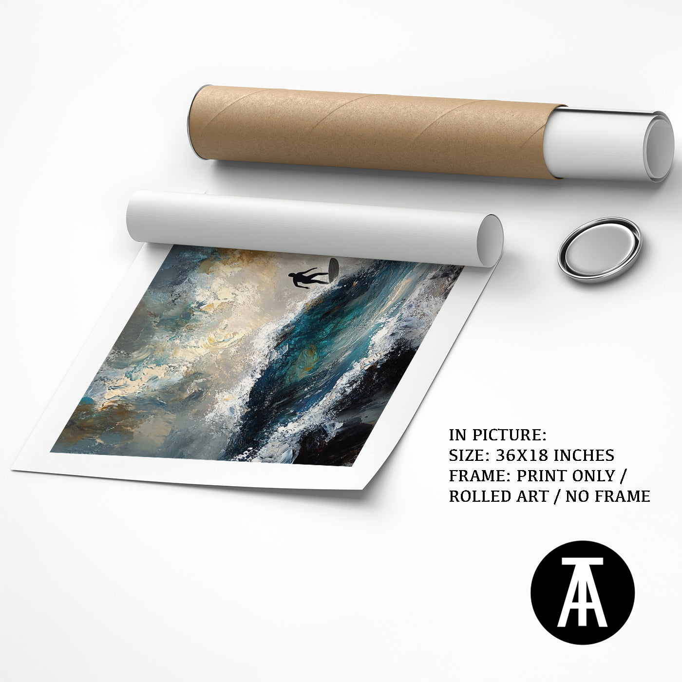 Artwork as Print Only or Rolled Art