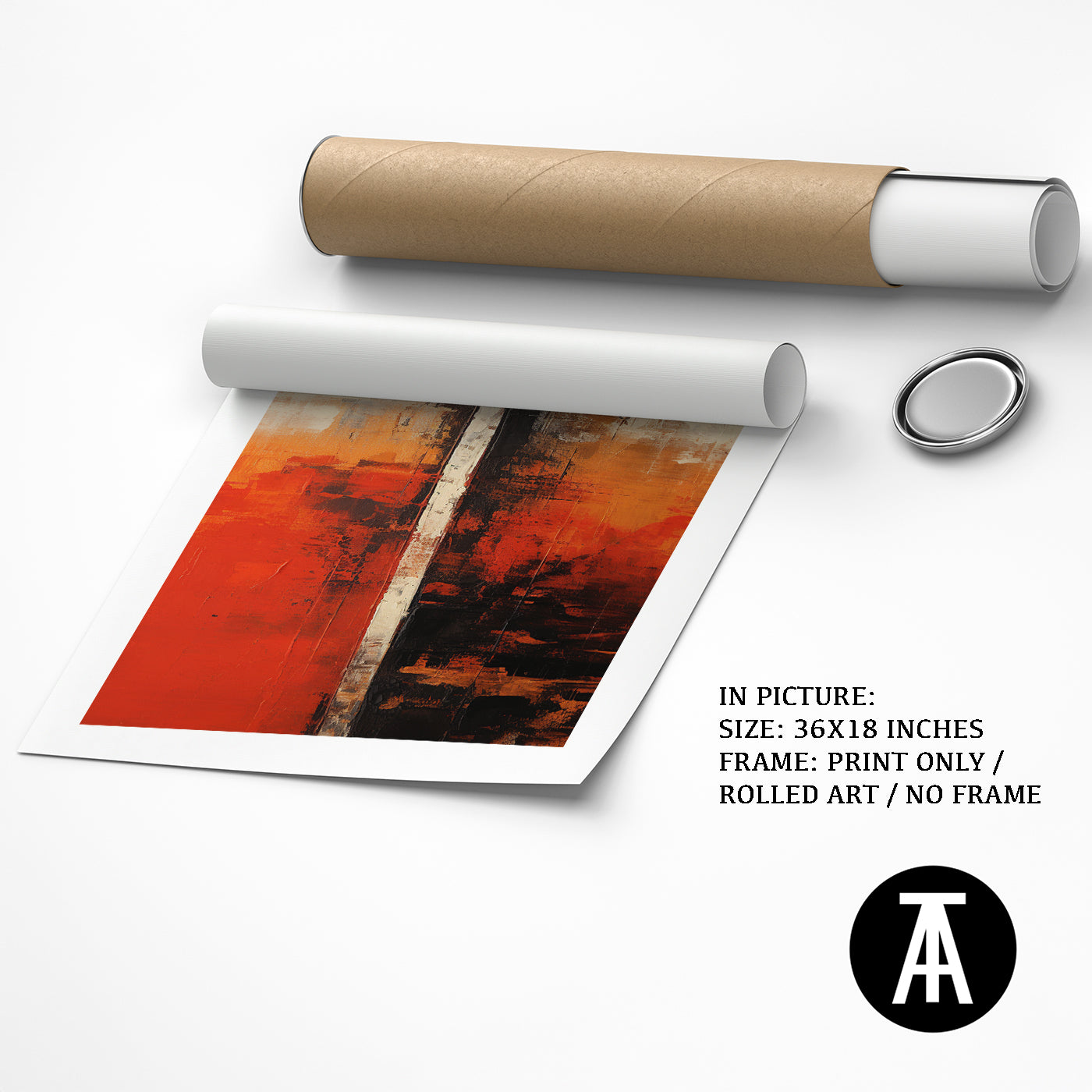 Artwork as Print Only or Rolled Art