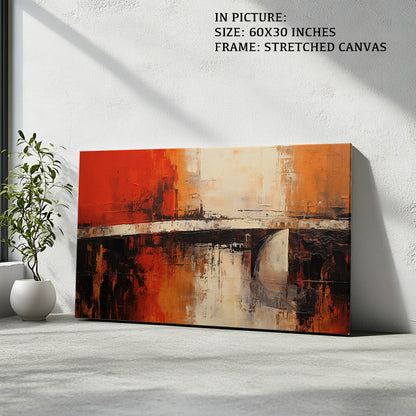 Artwork in Natural Wood Frame