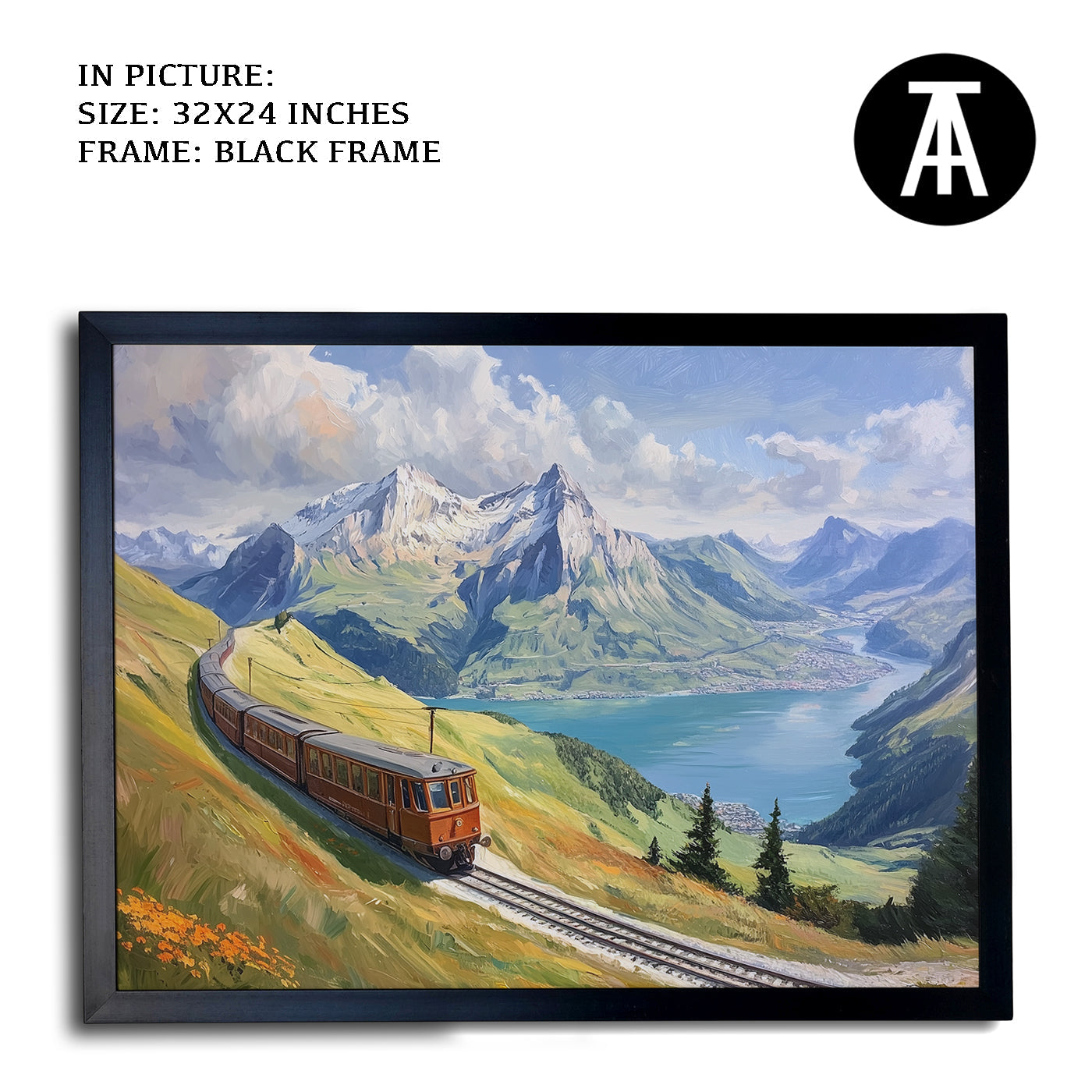 Artwork in Metal Earling Silver Frame