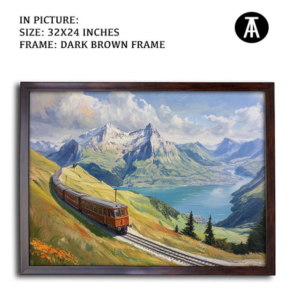 Artwork in Metal Champagne Gold Frame