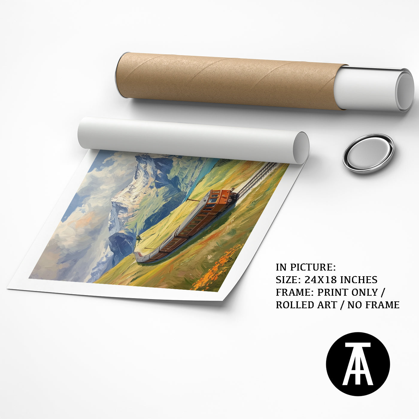 Artwork as Print Only or Rolled Art