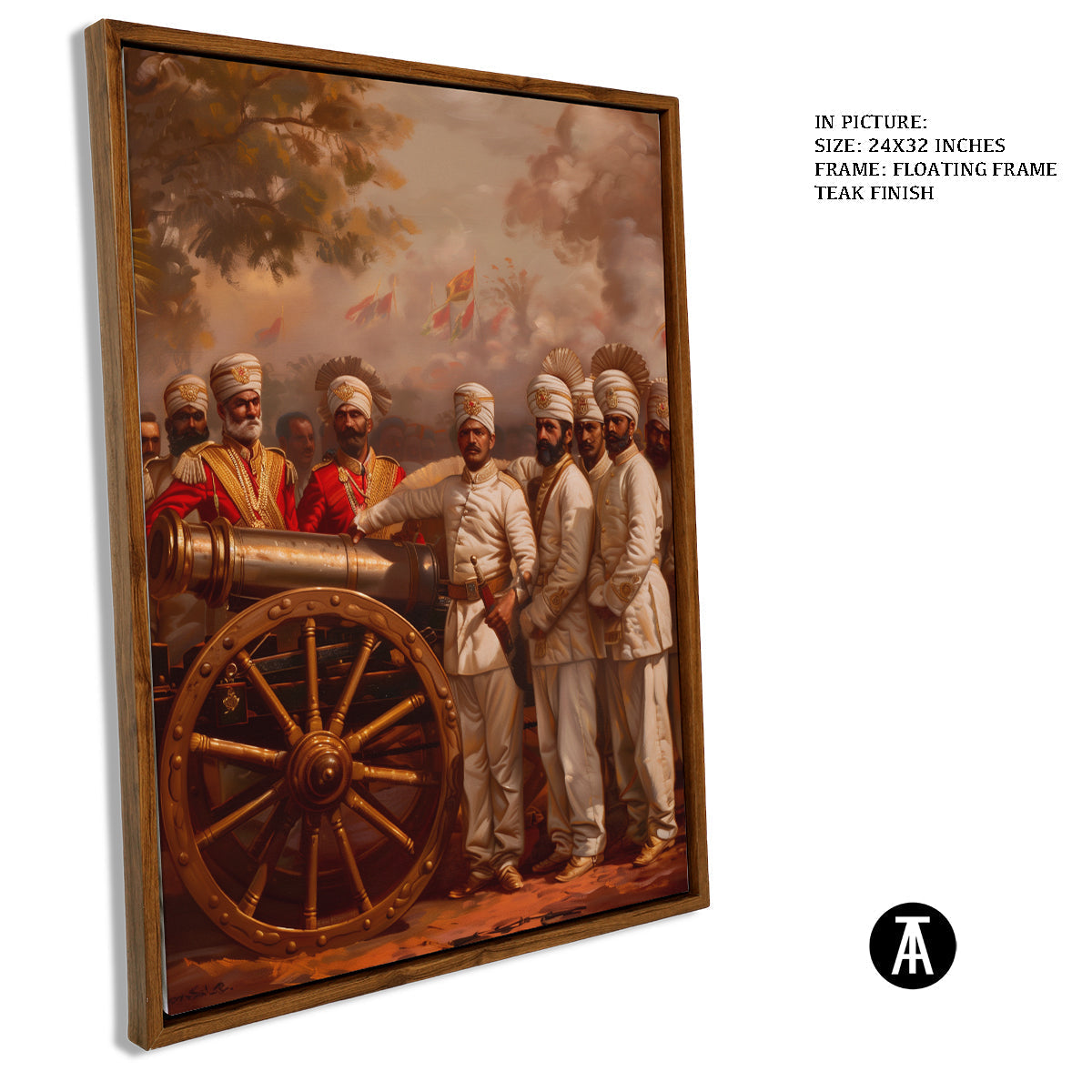 Artwork in Floating Frame