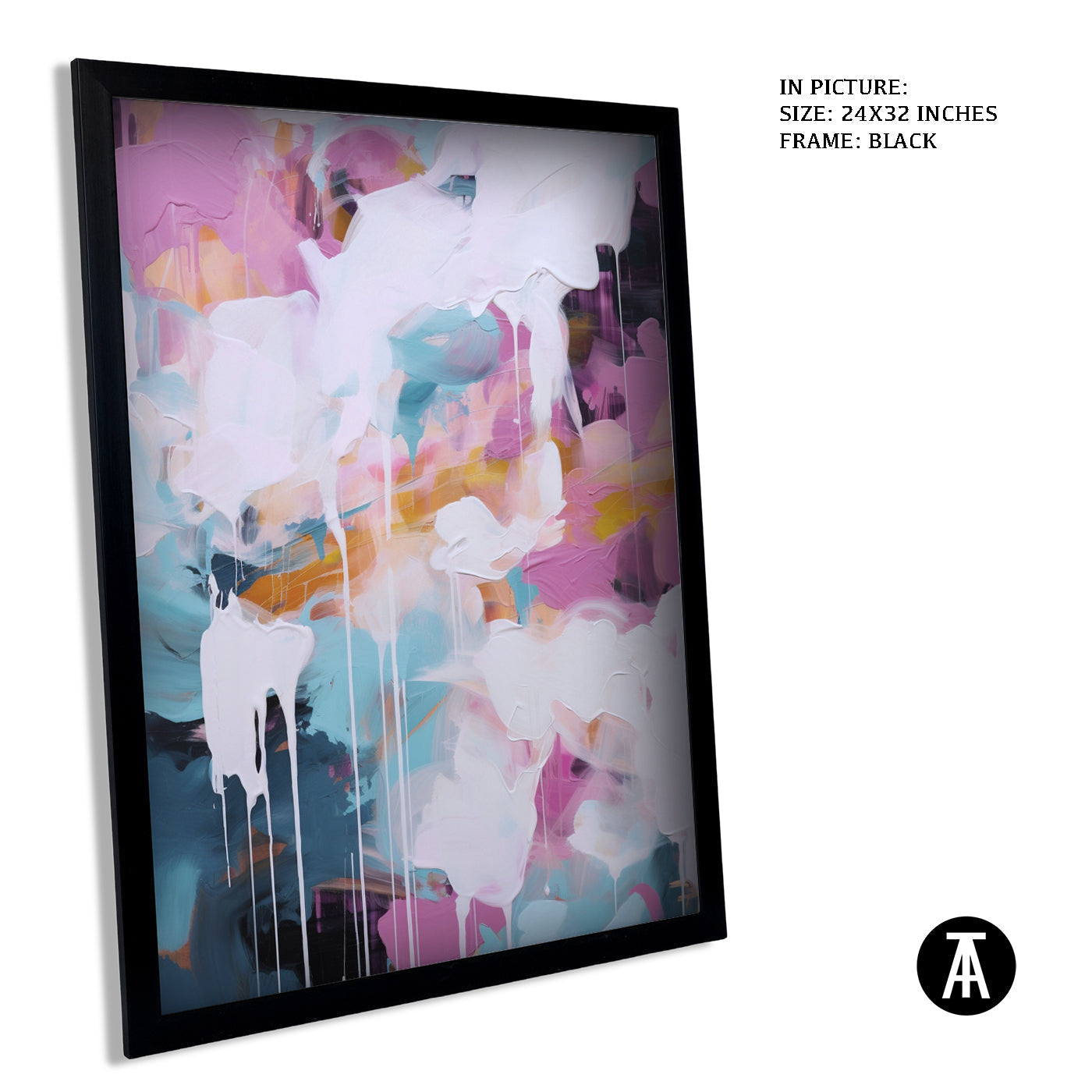 Artwork in Metal Earling Silver Frame