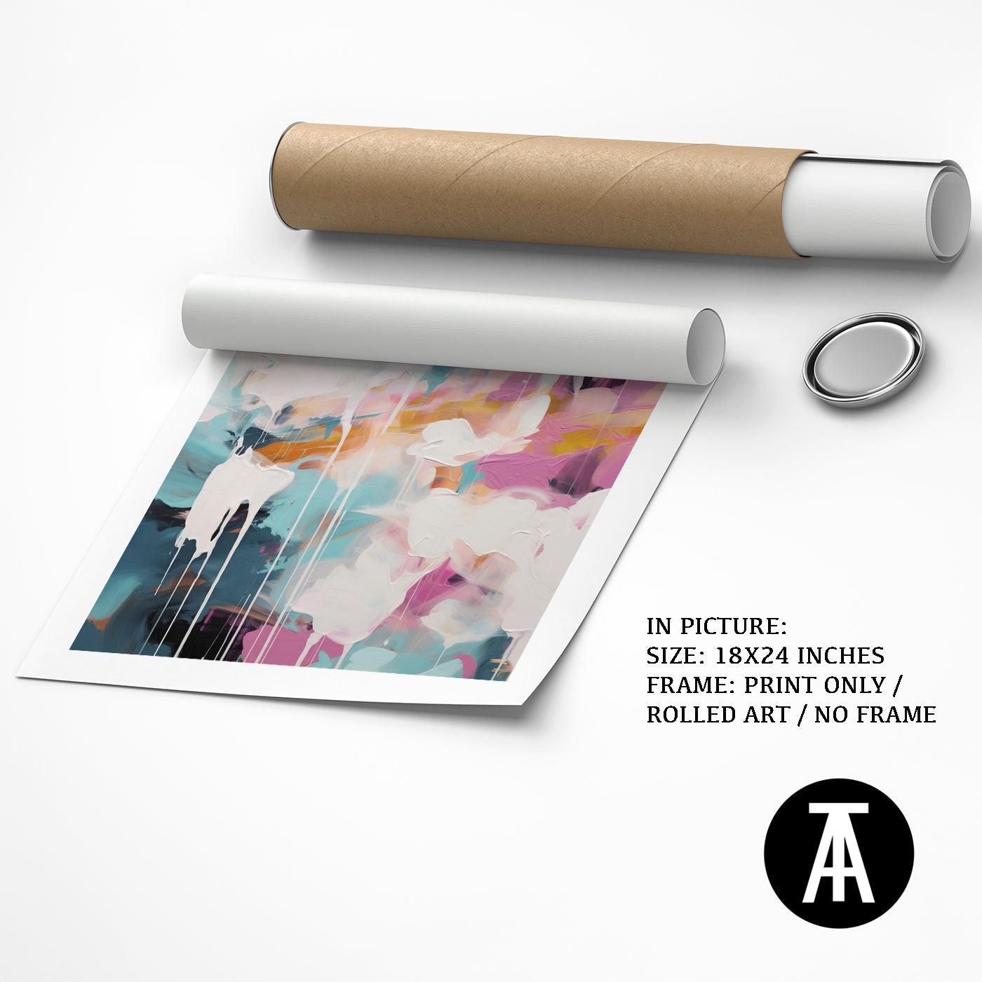 Artwork as Print Only or Rolled Art