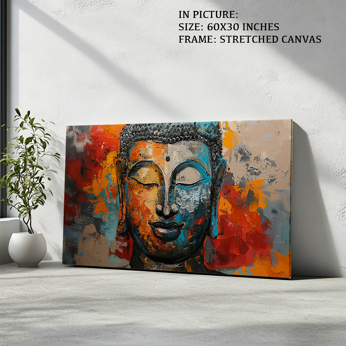 Artwork in Natural Wood Frame
