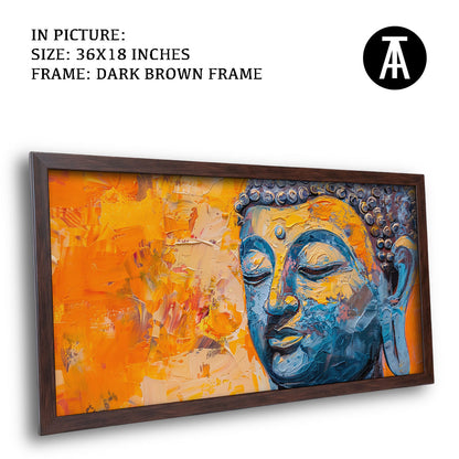 Artwork in Metal Champagne Gold Frame