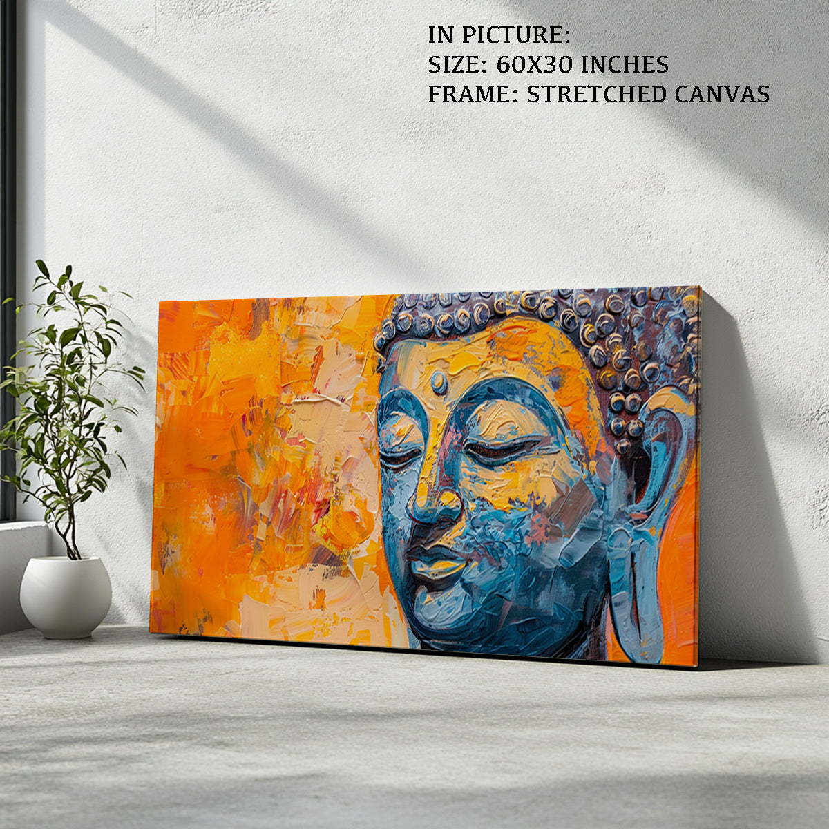 Artwork in Natural Wood Frame