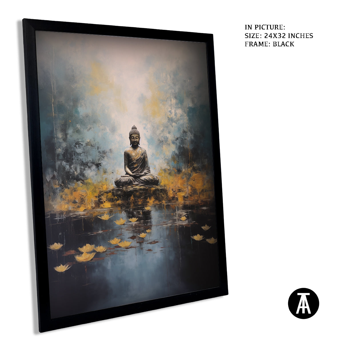 Artwork in Metal Earling Silver Frame