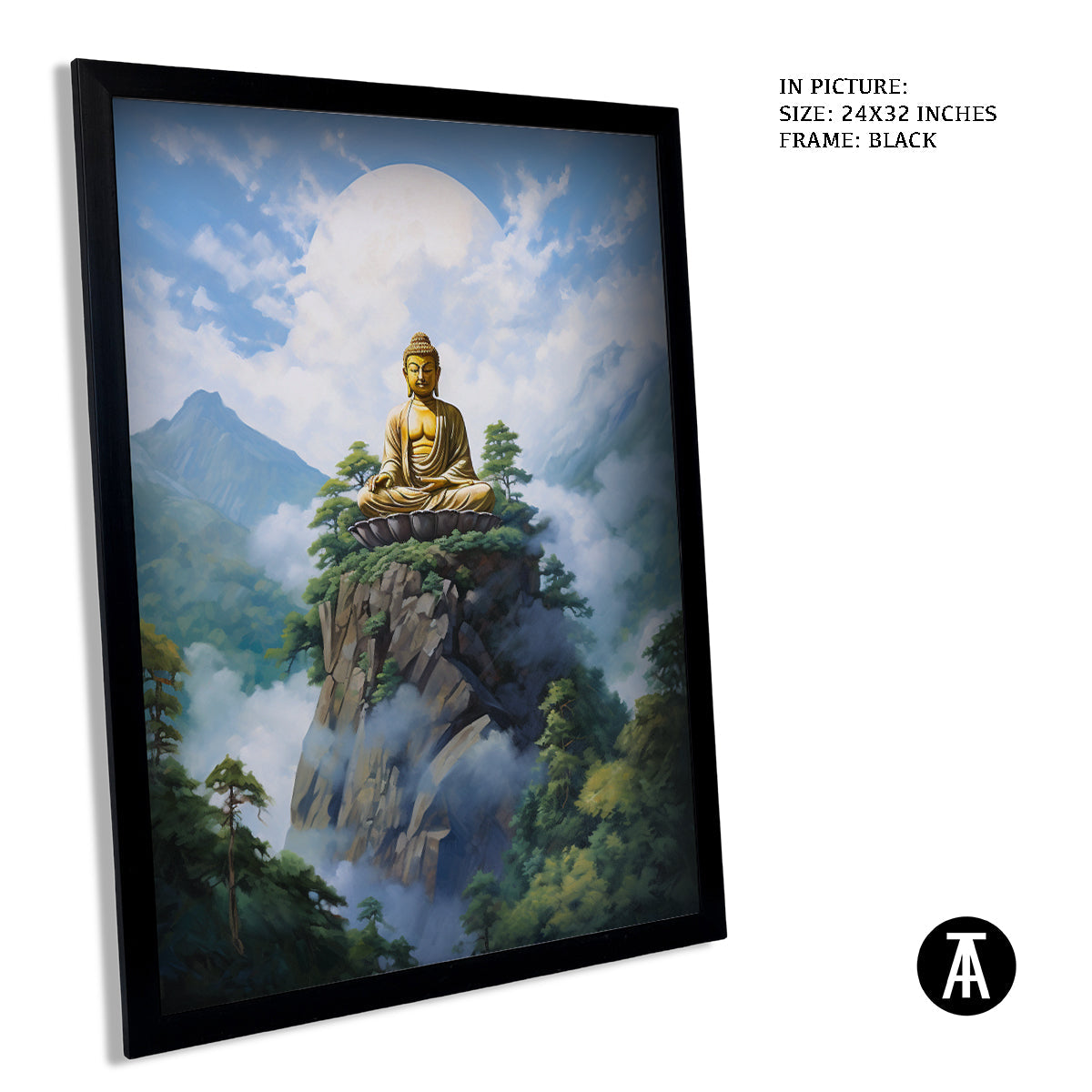 Artwork in Metal Earling Silver Frame