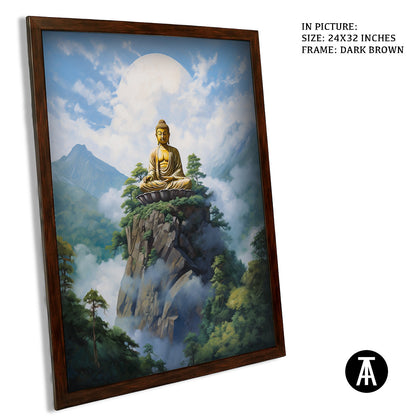 Artwork in Metal Champagne Gold Frame