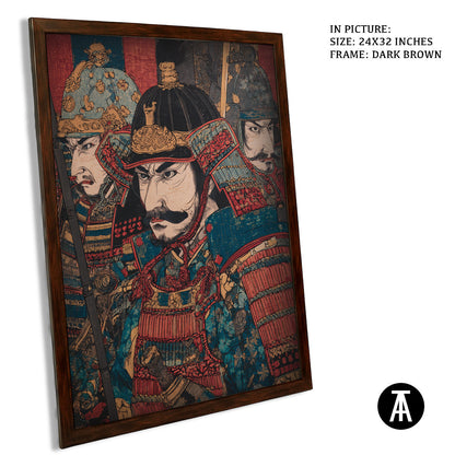 Artwork in Metal Champagne Gold Frame