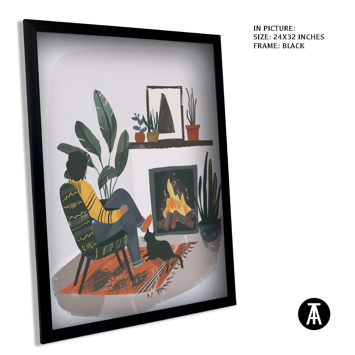 Artwork in Black Frame