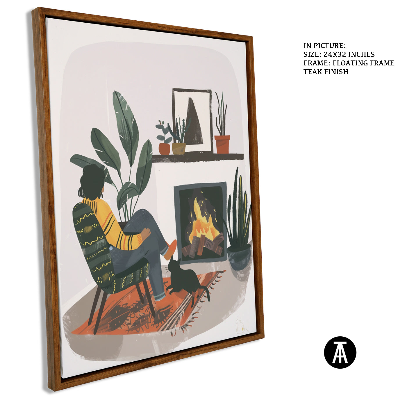 Artwork in Floating Frame