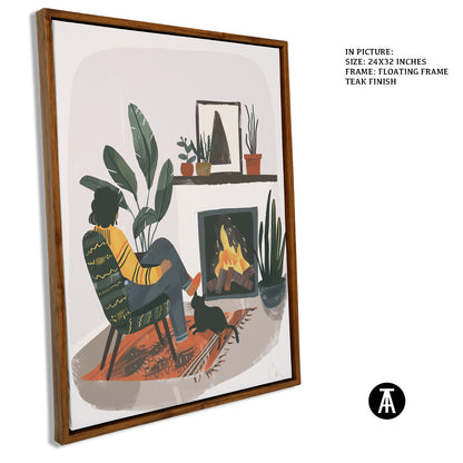 Artwork in Floating Frame