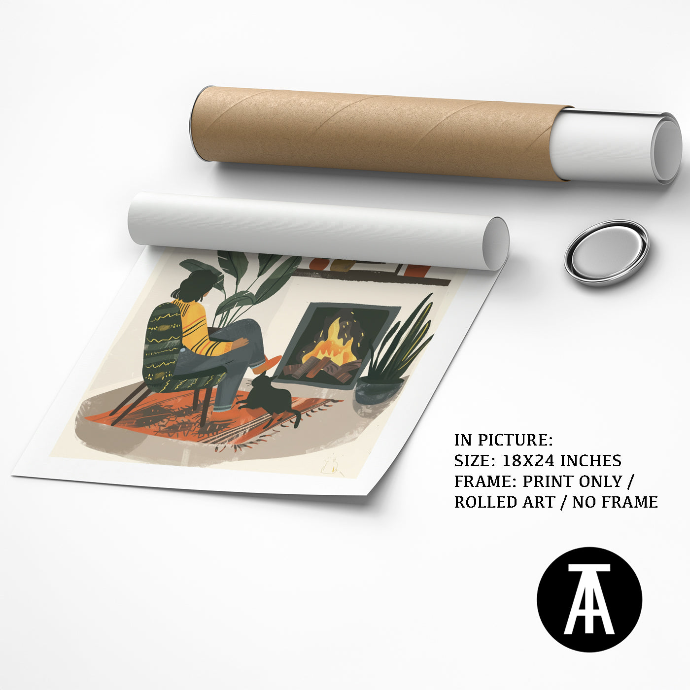 Artwork as Print Only or Rolled Art
