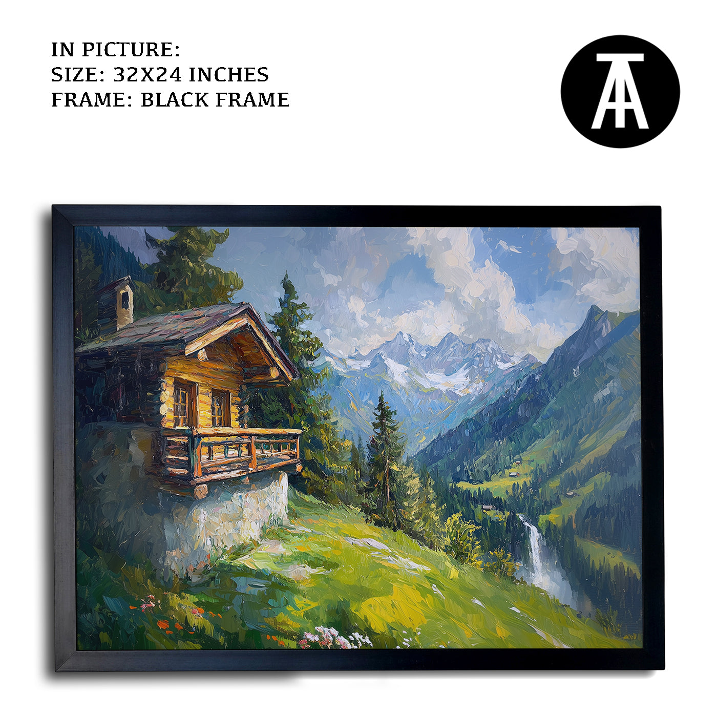 Artwork in Metal Earling Silver Frame