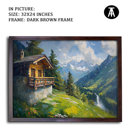Artwork in Metal Champagne Gold Frame