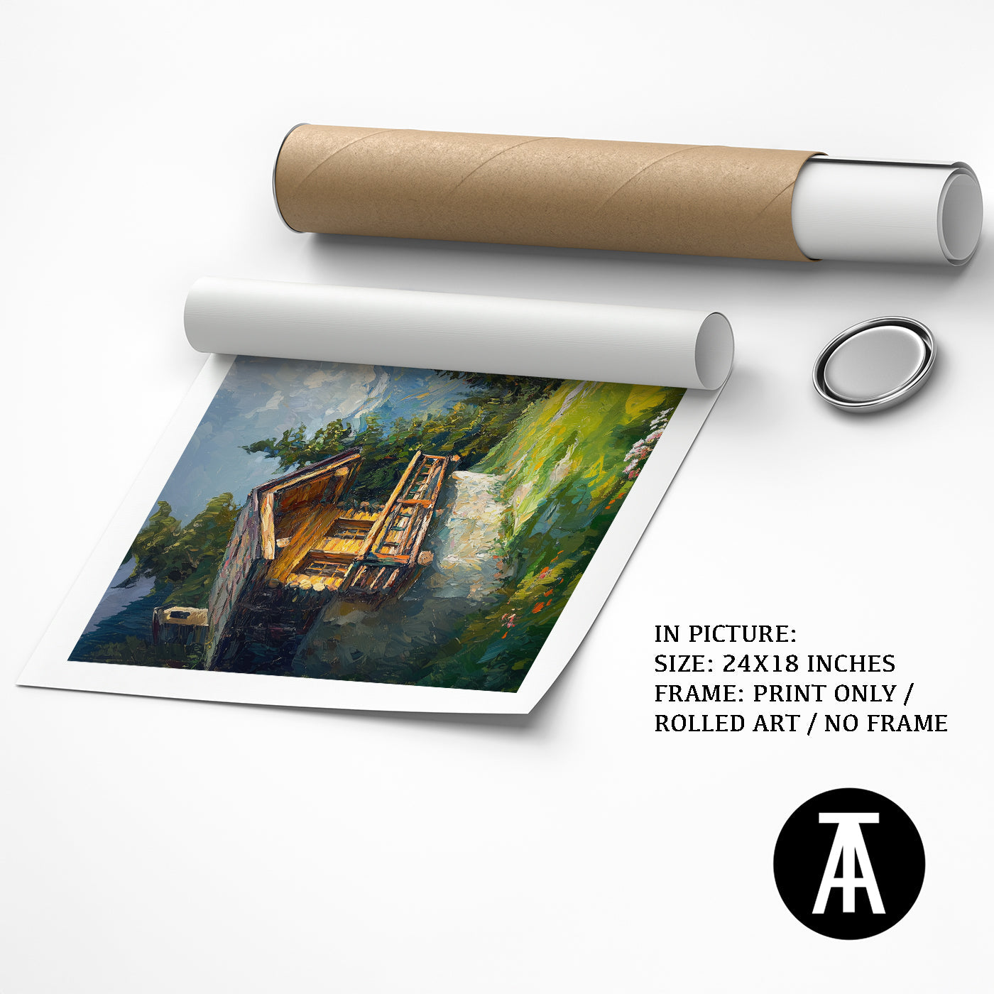 Artwork as Print Only or Rolled Art