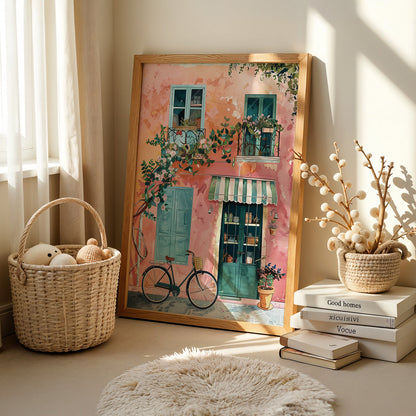 Boho Art Painting in a Lifestyle Setting