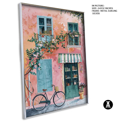Artwork in Metal Earling Silver Frame