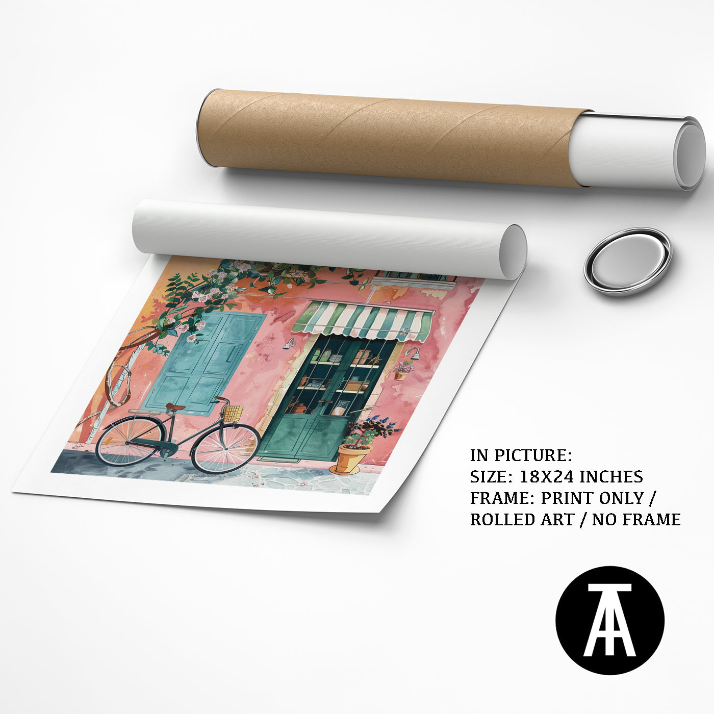 Artwork as Print Only or Rolled Art