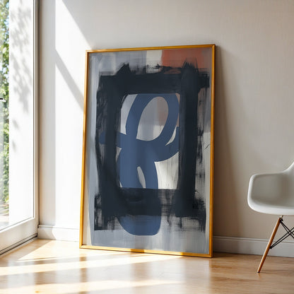 Abstract Art in a Lifestyle Setting Caged Infinity by NYC Abstract