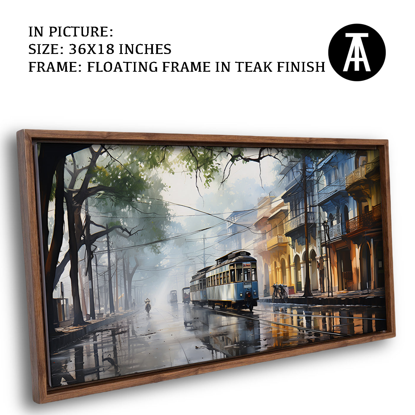 Artwork in Floating Frame