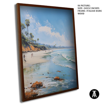 Sample Artwork in Italian Wood Framing Dark