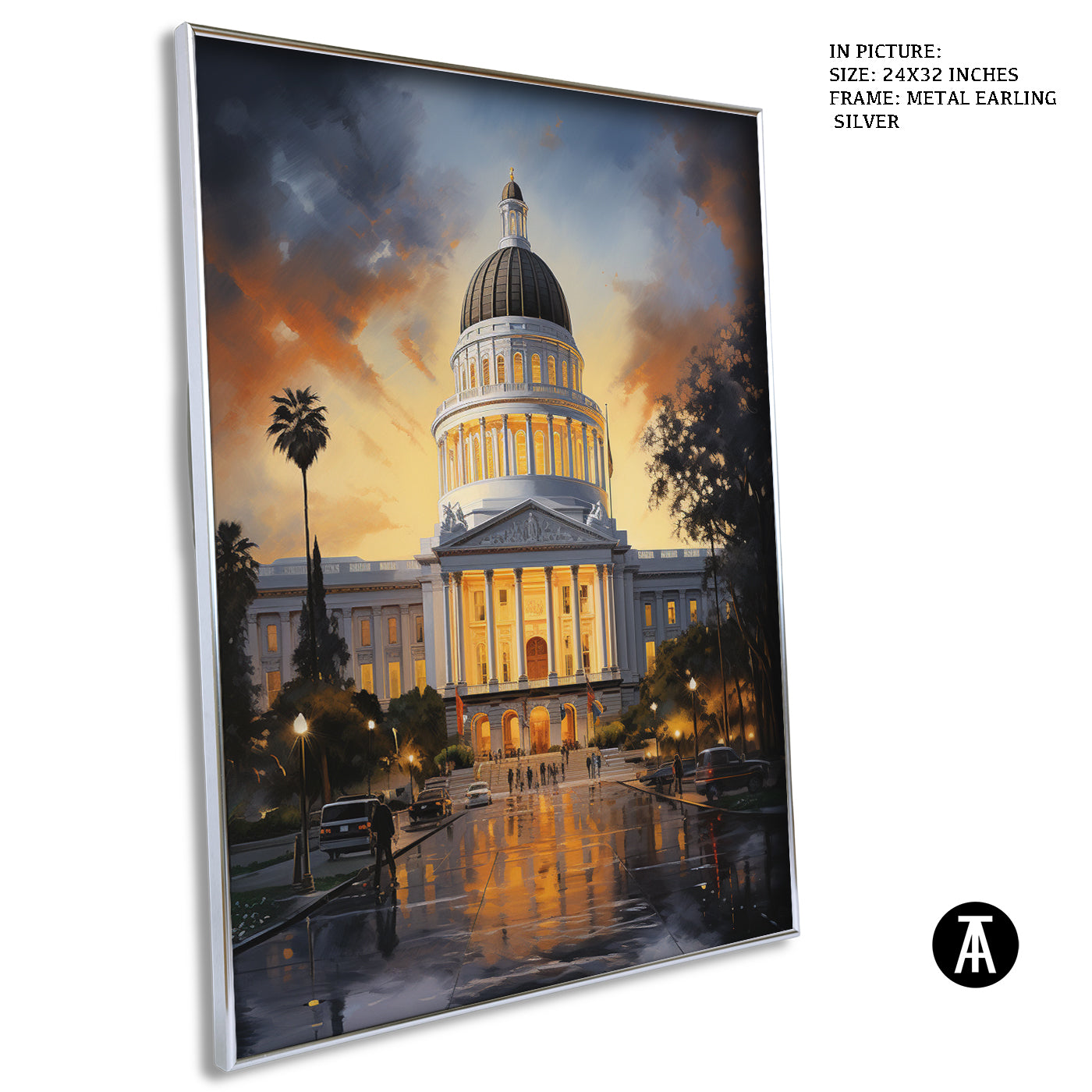 Artwork in Black Frame