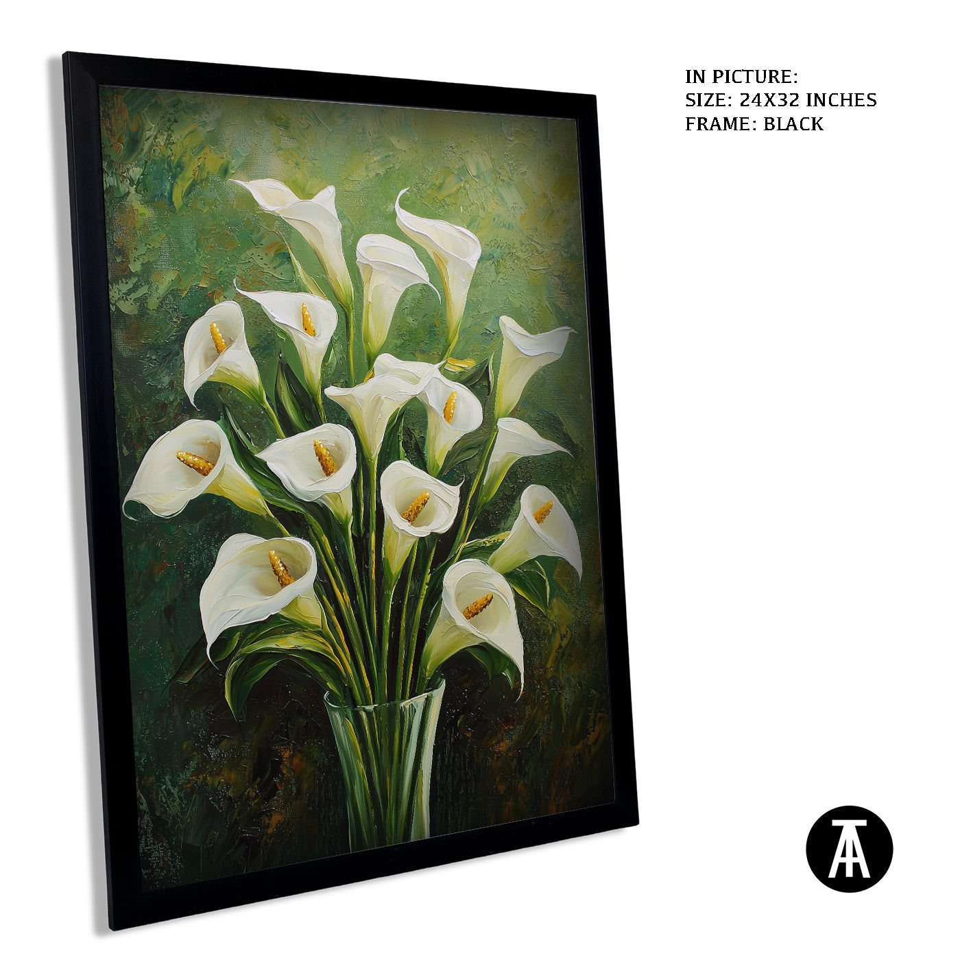 Artwork in Metal Earling Silver Frame