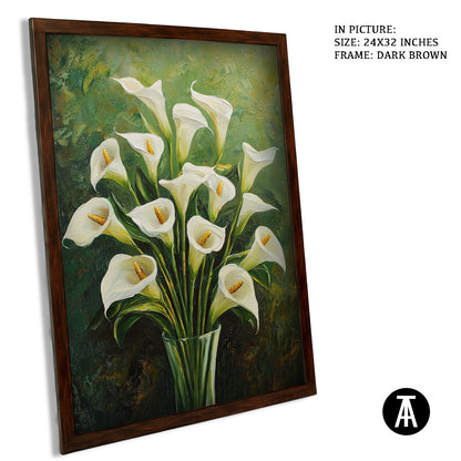 Artwork in Metal Champagne Gold Frame
