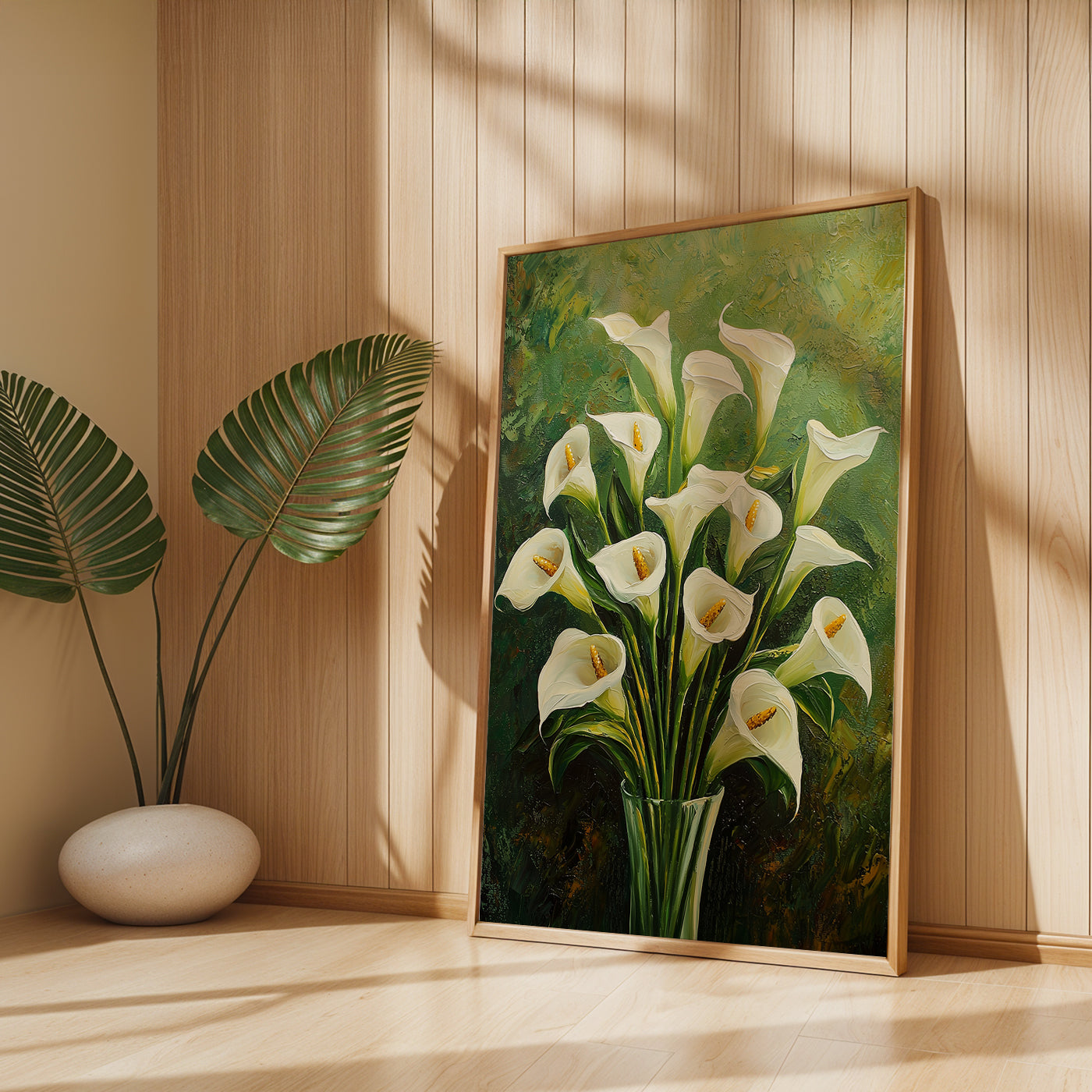 Floral Painting in a Lifestyle Setting