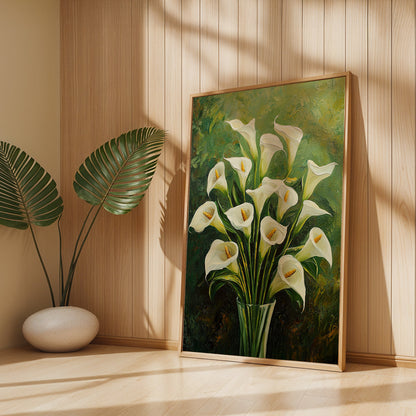 Floral Painting in a Lifestyle Setting